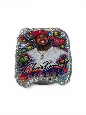 Chris Brown Graphic Phone Grip with Mirror